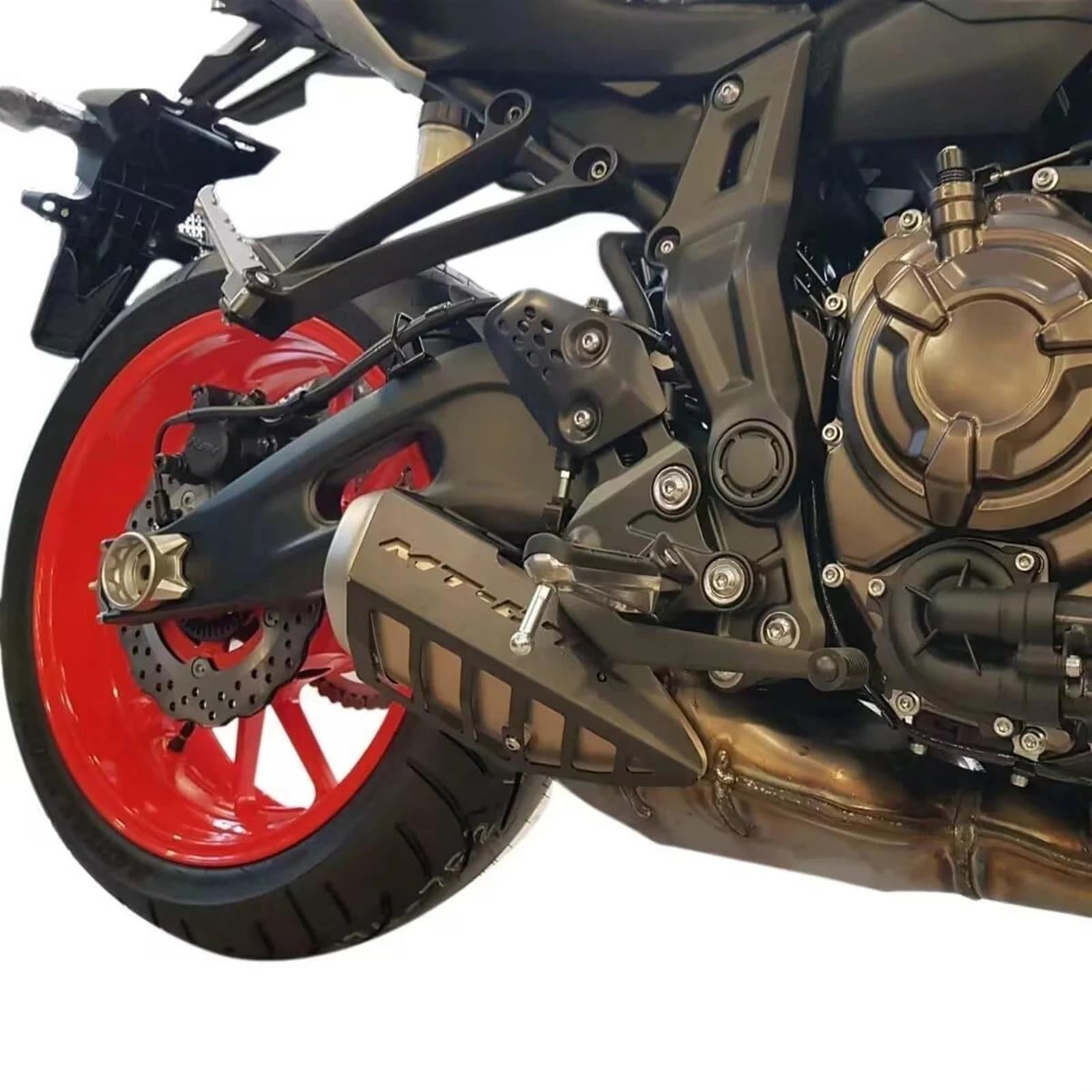 MT-07 - に適合する マフラーカバー（ヤマハ マフラーガード取り付け